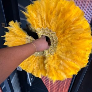 Feathered Handfan
